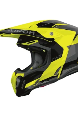 Laatste Versie Airoh 2026 Twist 3.0 Fancy Crosshelm Geel