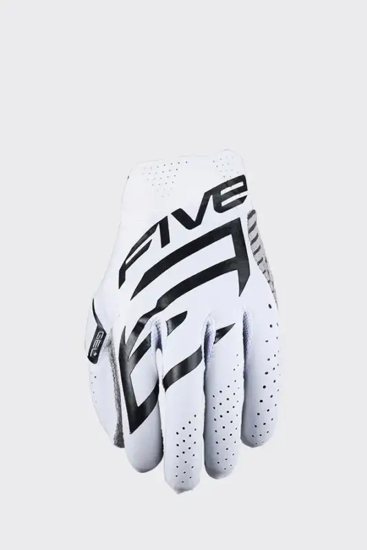 Direct Verzonden Five 2024 MXF Race Crosshandschoenen Wit / Zwart