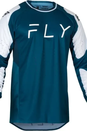 Direct Beschikbaar Fly Racing 2024 Evolution DST Crossshirt Navy / Wit