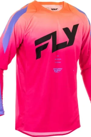 Bestseller Fly Racing 2025 Evolution DST Crossshirt Roze / Paars / Zwart