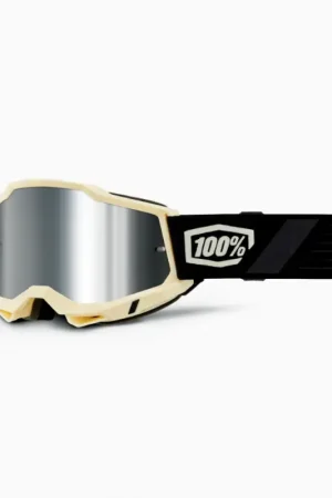 100% Accuri 2 Crossbril Waystar Crèmewit (Lens: Spiegel Zilver) Rechtstreeks Van De Fabrikant