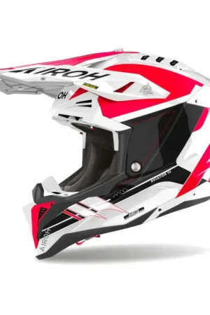 Airoh 2024 Aviator 3 Saber Crosshelm Rood Uitverkoop