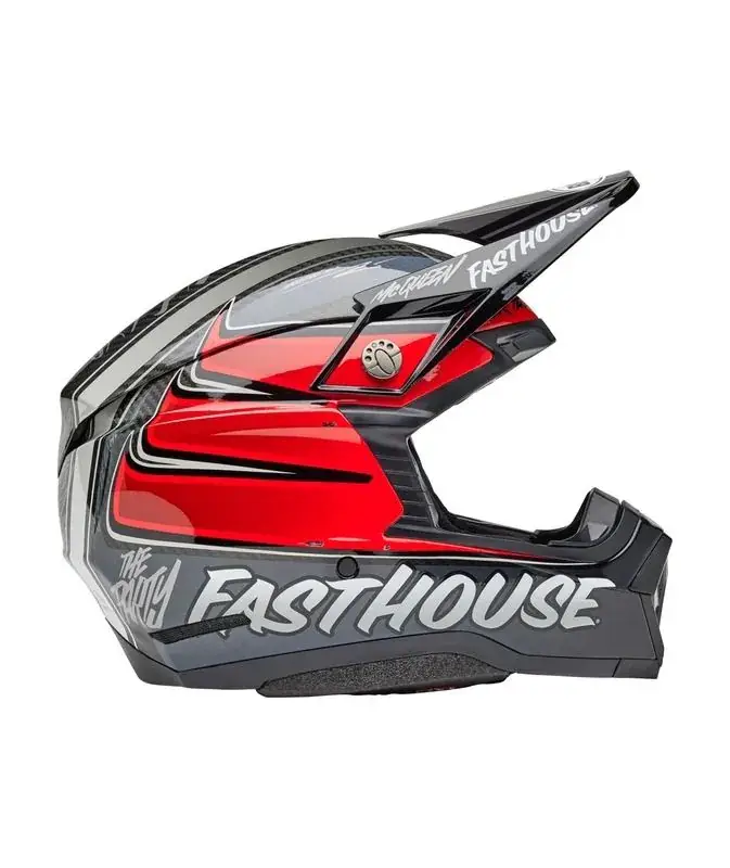 Meest Verkocht Bell 2025 Moto-10 Spherical Fasthouse Ditd Crosshelm Grijs / Rood
