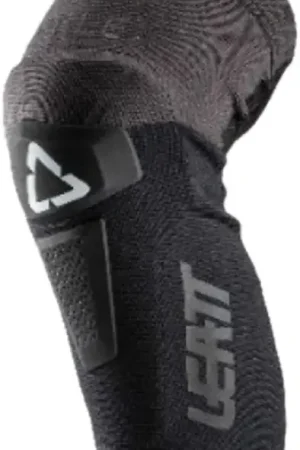 Koop Online Leatt RealFlex Hybrid Jeugd Kniebeschermers Zwart