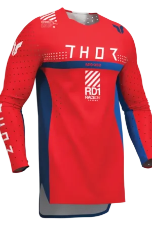 Beperkt Aanbod Thor 2026 Fall Sportmode Synth Crossshirt Rood / Blauw maat XXL