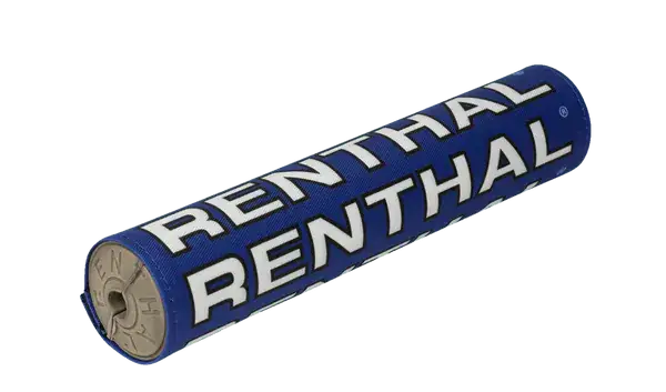 Renthal Vintage Stoffen Stuurrol 24cm Blauw / Zwart / Wit Rechtstreeks Van De Fabrikant