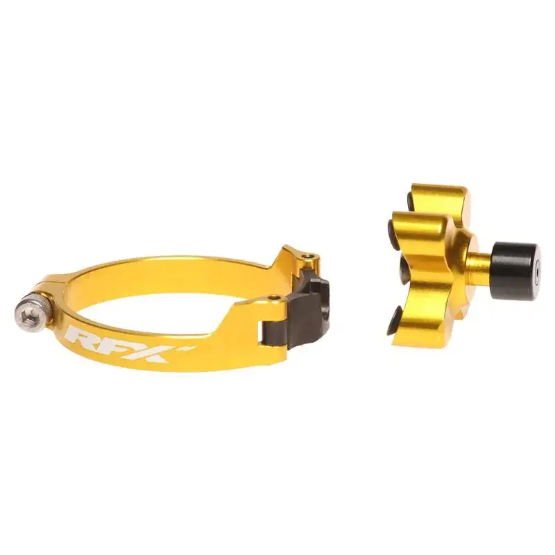 RFX Pro Series Headstart Systeem Geel Honda CR250 1997-2007 CRF250R 2004-2026 CRF450R 2002-2026 Kawasaki KX250F KX450F 2006-2018 KX250 2006-2026 KX450 2024-2026 Suzuki RMZ450 RMZ250 2007-2026 Uitverkoop