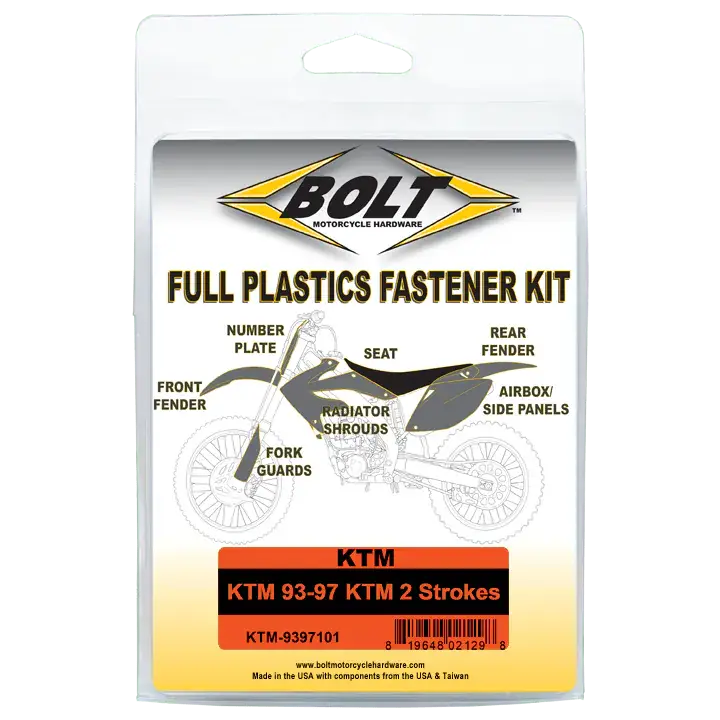 Bolt Plastickit Boutset KTM SX125 SX250 SX300 SX360 SX505 1993-1997 Beste Prijs