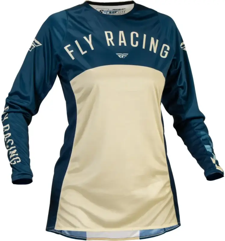 Fly Racing 2024 Lite Lady dames Crossshirt Navy / Ivory Nieuw