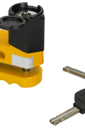 Schijfremslot MKX geel klein model Meest Verkocht