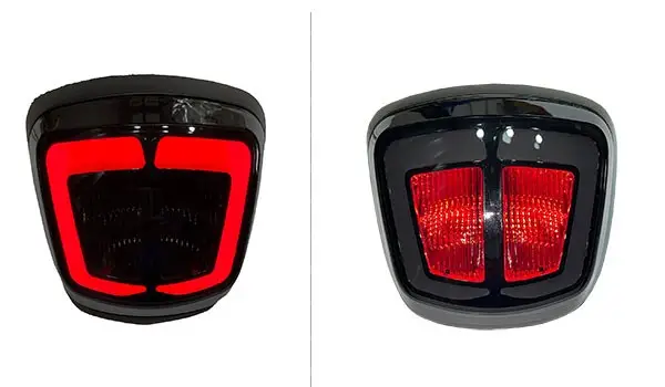 Achterlicht Power1 smoke glans zwart voor Vespa Primavera, Sprint (vanaf 2018) Rechtstreeks Van De Fabrikant