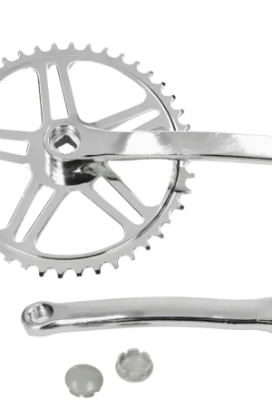 Premium Crankstel 44T 170mm spieloos chroom