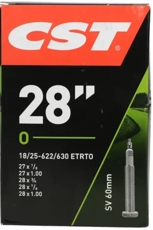 Weekendaanbieding Binnenband CST SV60 28 x 1.00 inch / 18/25-622/630