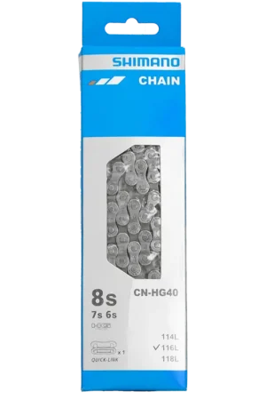 Populair Ketting 6/7/8 speed Shimano HG40 met quick link