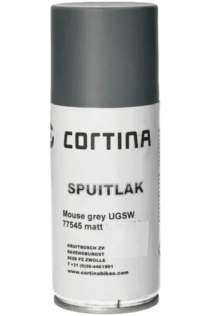 Spuitlak Cortina Mouse matt grey UGSW77545 150ml Nu Kopen