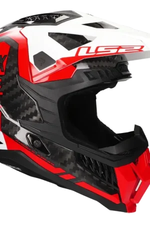 Superprijs LS2 Helm X-Force Victory MX703 rood / wit