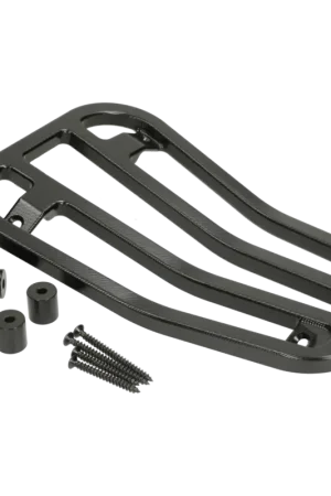 Laatste Versie Bagagedrager treeplank CNC aluminium Vespa Primavera, Sprint zwart