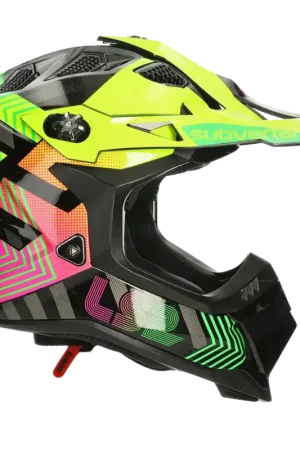 LS2 Helm Subverter Evo II Chromatic MX700 zwart / fluor geel Fabrieksprijs