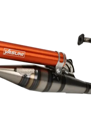 Flitsaanbieding Uitlaat Yasuni Z oranje Peugeot Verticaal 2 Takt