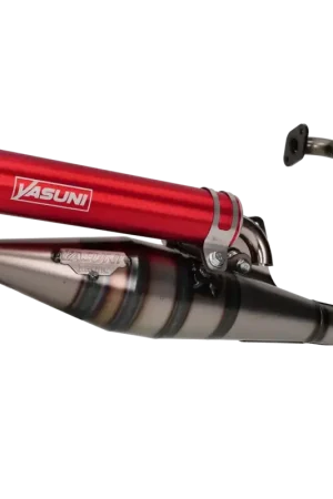 Nieuw Uitlaat Yasuni Z rood Peugeot Verticaal 2 Takt