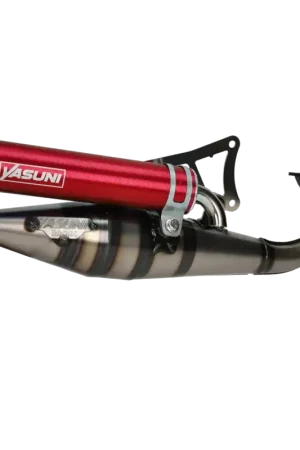 Speciale Aanbieding Uitlaat Yasuni Z rood Minarelli Horizontaal