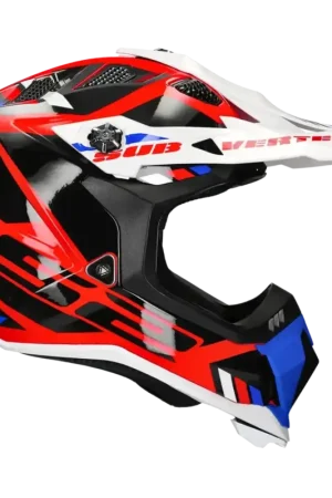 LS2 Helm Subverter EVO II Stomp MX700 wit / blauw / rood Speciale Aanbieding