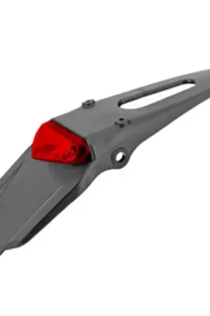 Achterspatbord TNT Universeel Supermotard rood glas met leds Voordeelprijs