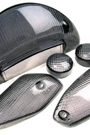 Goedkoop Knipperlicht + Achterlicht glasset STR8 Yamaha Aerox na 1999 zwart