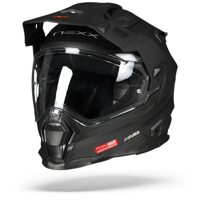 Nexx X.WED2 Plain Mat Zwart Adventure Helm Must-Have