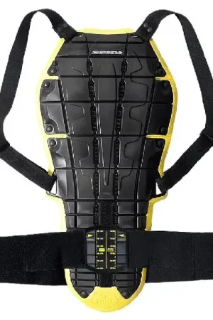 Finale Uitverkoop Spidi BACK WARRIOR EVO Zwart Geel