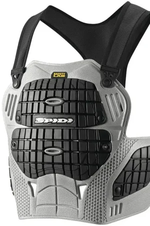 Snelle Levering Spidi Thorax Warrior Grijs Zwart Borstbeschermer