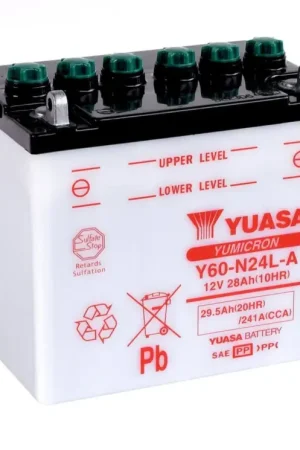 Yuasa Y60-N24L-A Conventionele Motoraccu Laatste Versie