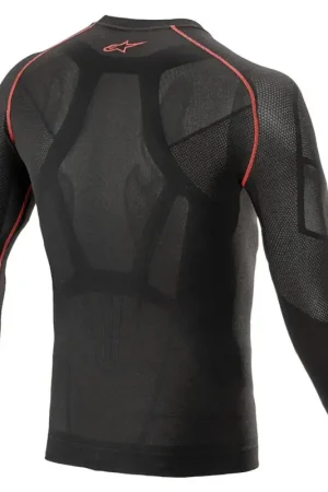 Alpinestars Ride Tech V2 Top Long Sleeve Zwart Rood Summer Onderkleding Meest Verkocht