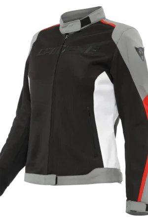 Dainese Hydraflux 2 Air D-Dry Jas Dames Zwart Houtskool Grijs Lava Rood Koop Online