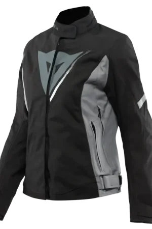 Dagaanbieding Dainese Veloce D-Dry Jas Dames Zwart Houtskool Grijs Wit