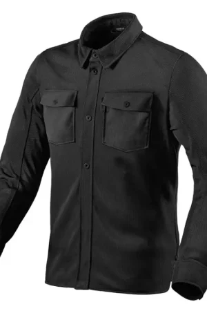 REV'IT! Overshirt Tracer Air 2 Jas Zwart Meest Verkocht