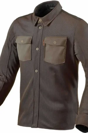 Rechtstreeks Van De Fabrikant REV'IT! Overshirt Tracer Air 2 Jas Bruin