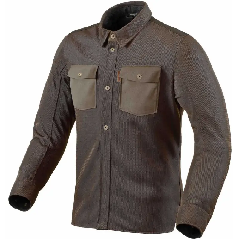 Rechtstreeks Van De Fabrikant REV'IT! Overshirt Tracer Air 2 Jas Bruin