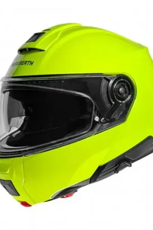 Direct Verzonden Schuberth C5 Fluo Geel Systeemhelm