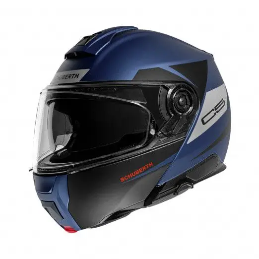 Schuberth C5 Eclipse Blauw Zwart Systeemhelm Lage Kosten