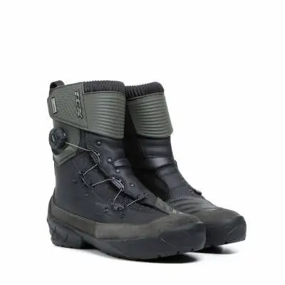 TCX Infinity 3 Mid WP Zwart/Groen Motorschoenen Dagaanbieding