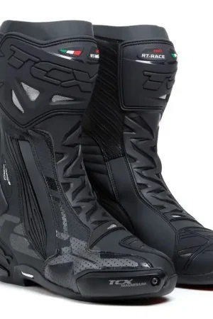 Laatste Versie TCX RT-Race Pro Air Zwart Reflex Motorschoenen