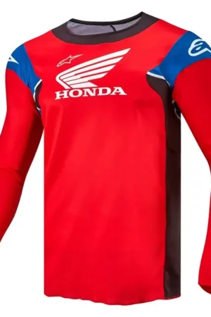 Alpinestars Honda Racer Iconic Jersey Helderrood Zwart Wit Snelle Levering