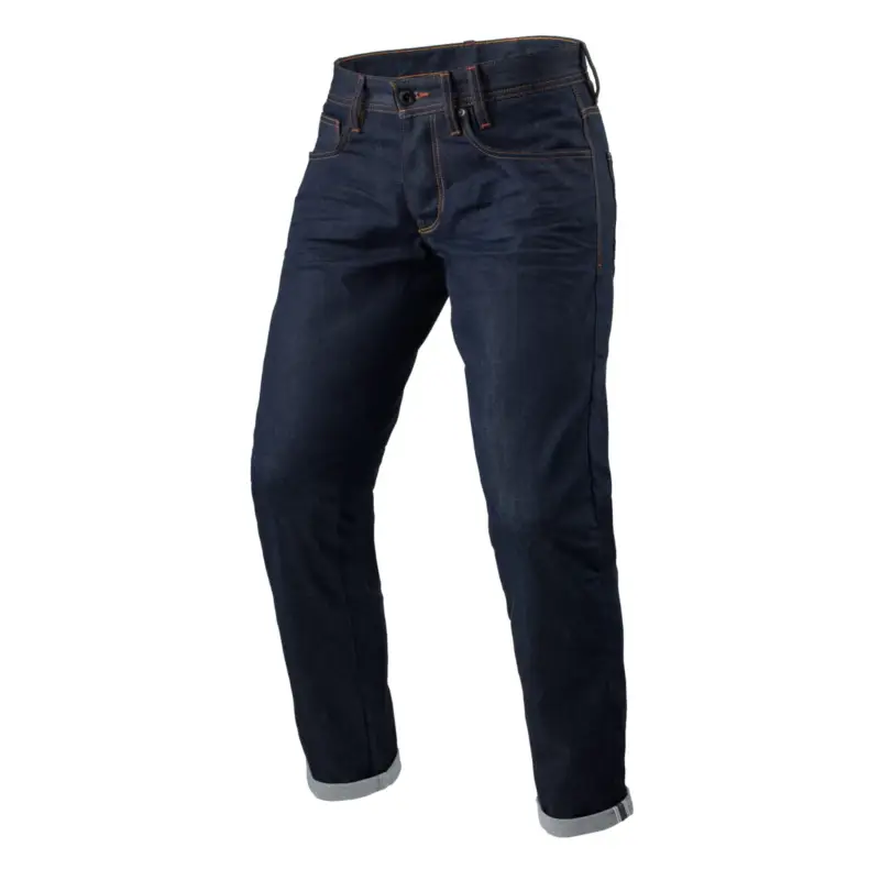 REV’IT! Lewis Selvedge TF L34 Donkerblauw Motorjeans Merkproduct