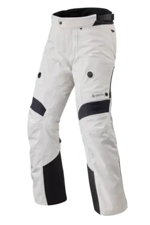 Hete Deal REV’IT! Poseidon 3 GTX Standard Zilver Zwart Motorbroek
