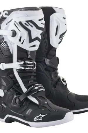 Populair Alpinestars Tech 10 Crosslaarzen Zwart Wit