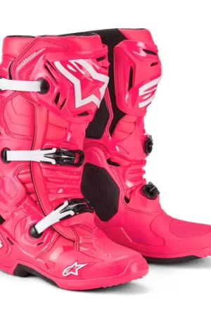 Alpinestars Tech 10 MX Laarzen Diva Roze Wit Koopje