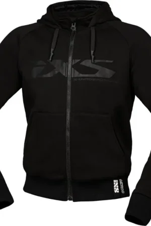 IXS Rapid 1.0 Zwart Motor Zip Hoodie Uitverkoop
