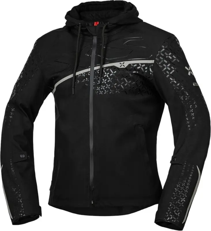 Beperkt Aanbod IXS Rapid-STX 1.0 Waterdichte Zwart Textiele Motorjas