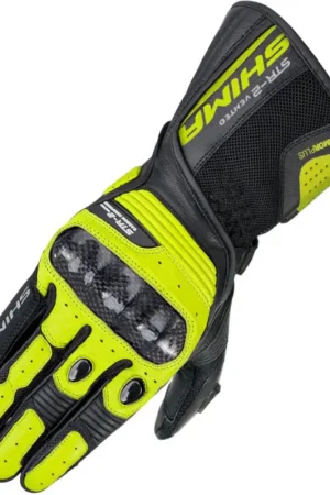 SHIMA STR-2 Vented Zwart Geel Perforated Handschoenen Bestel Nu